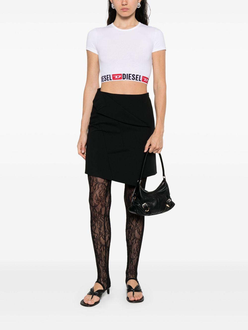 T-shirt con banda logata 