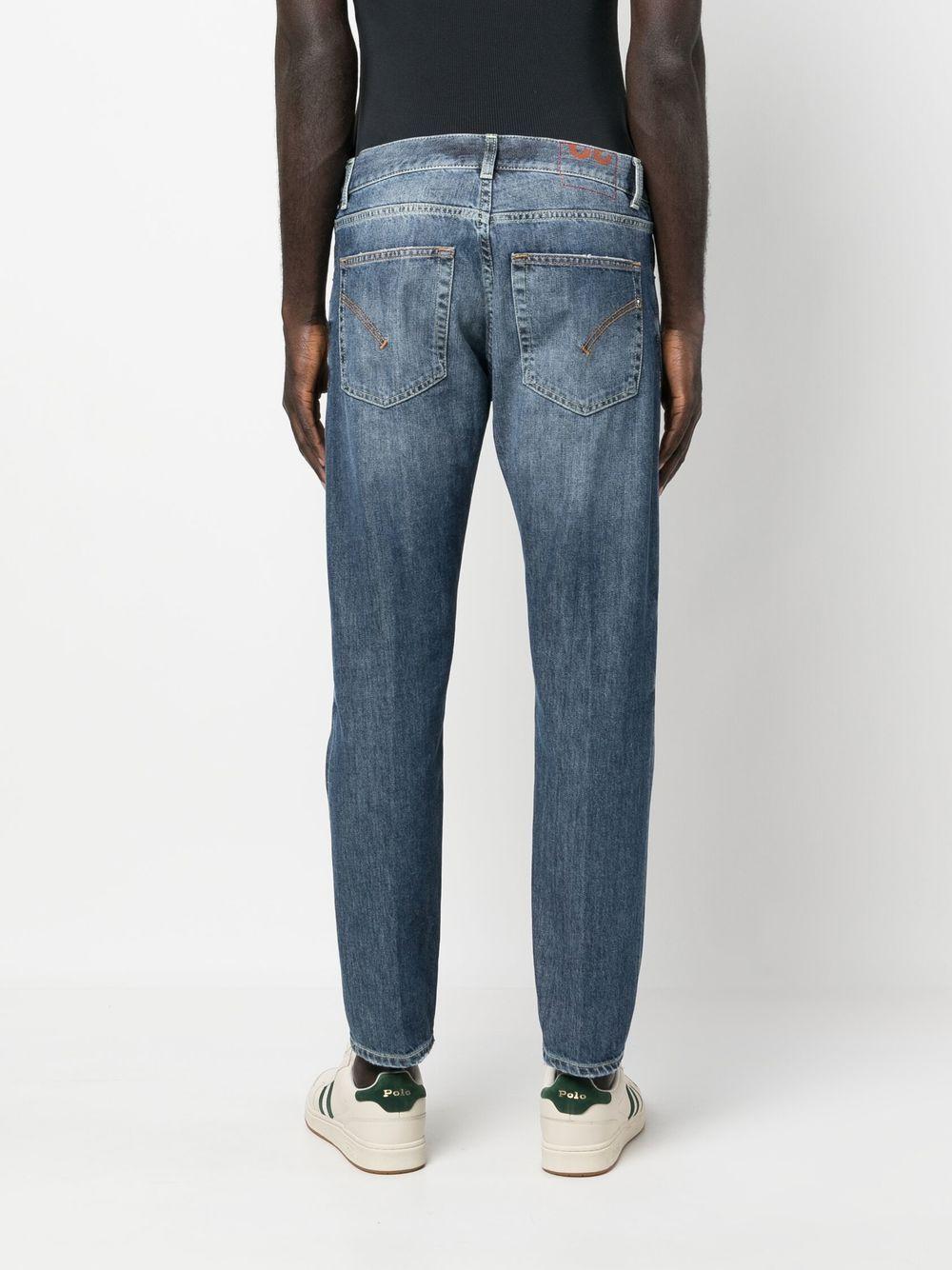 Jeans diani a vita media blu