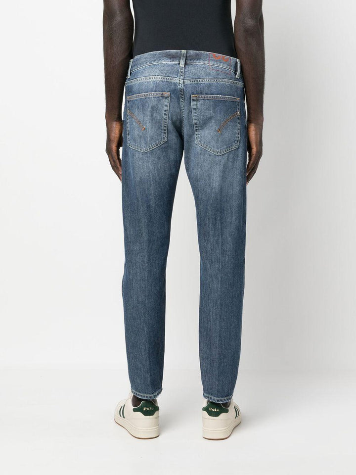 Jeans diani a vita media blu