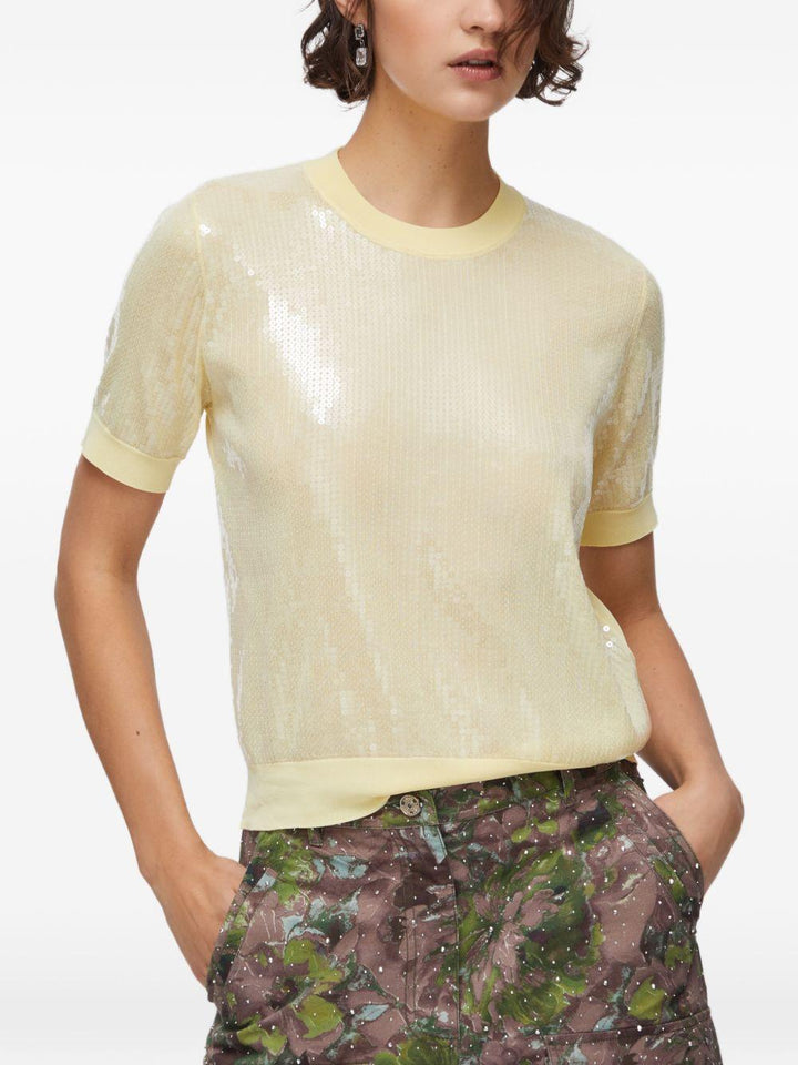 T-shirt con paillettes 