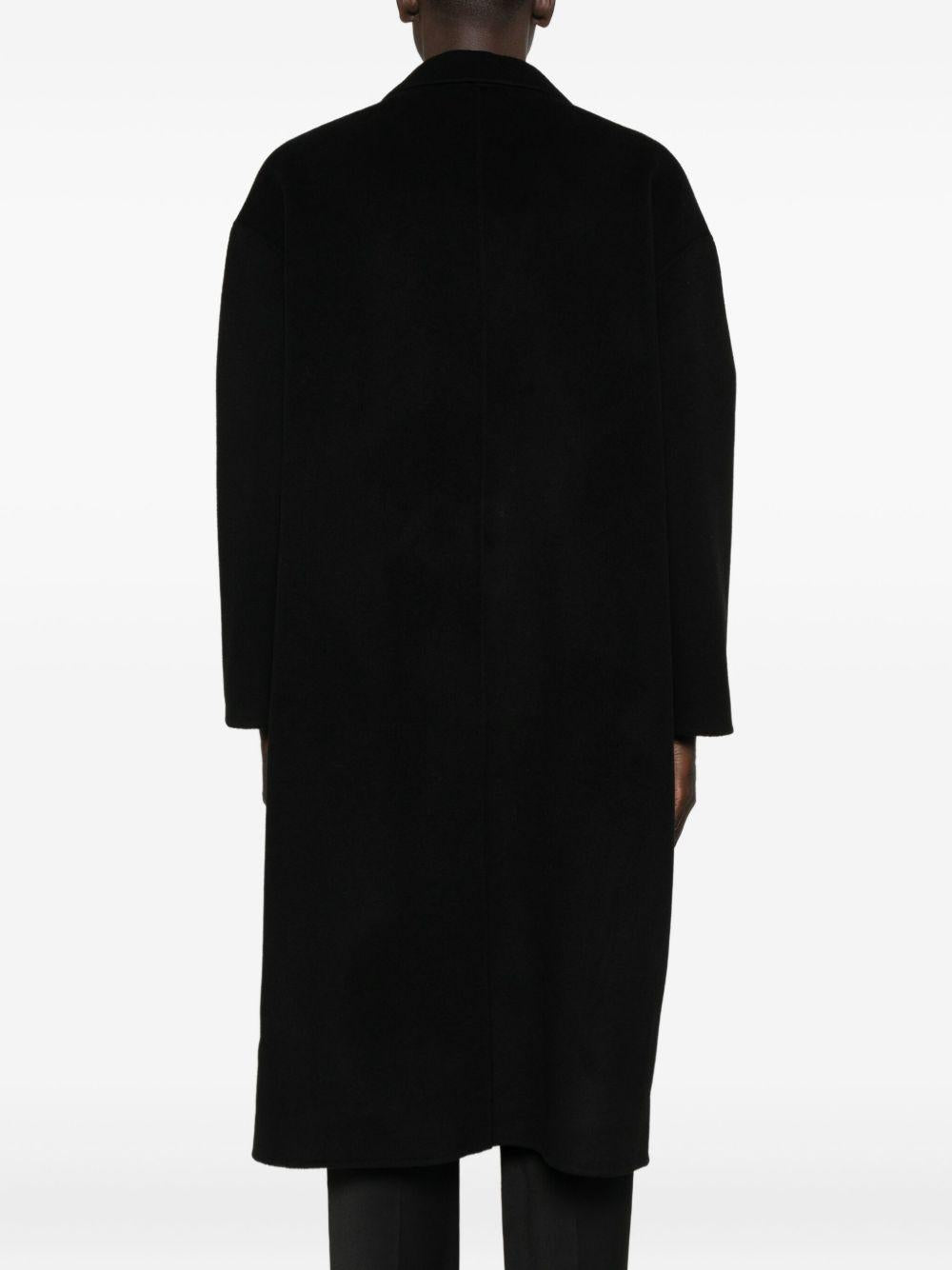 Cappotto doppiopetto nero 