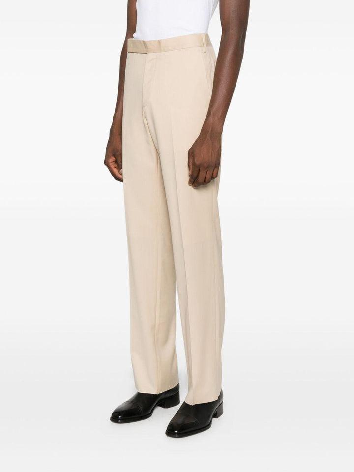 Pantaloni beige dritti 