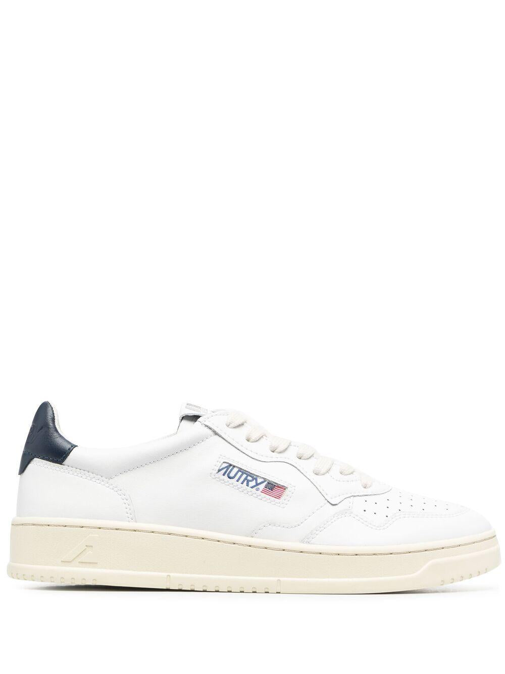 Sneakers white/space con applicazione logo 