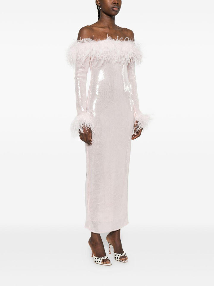 Abito midi con paillettes 