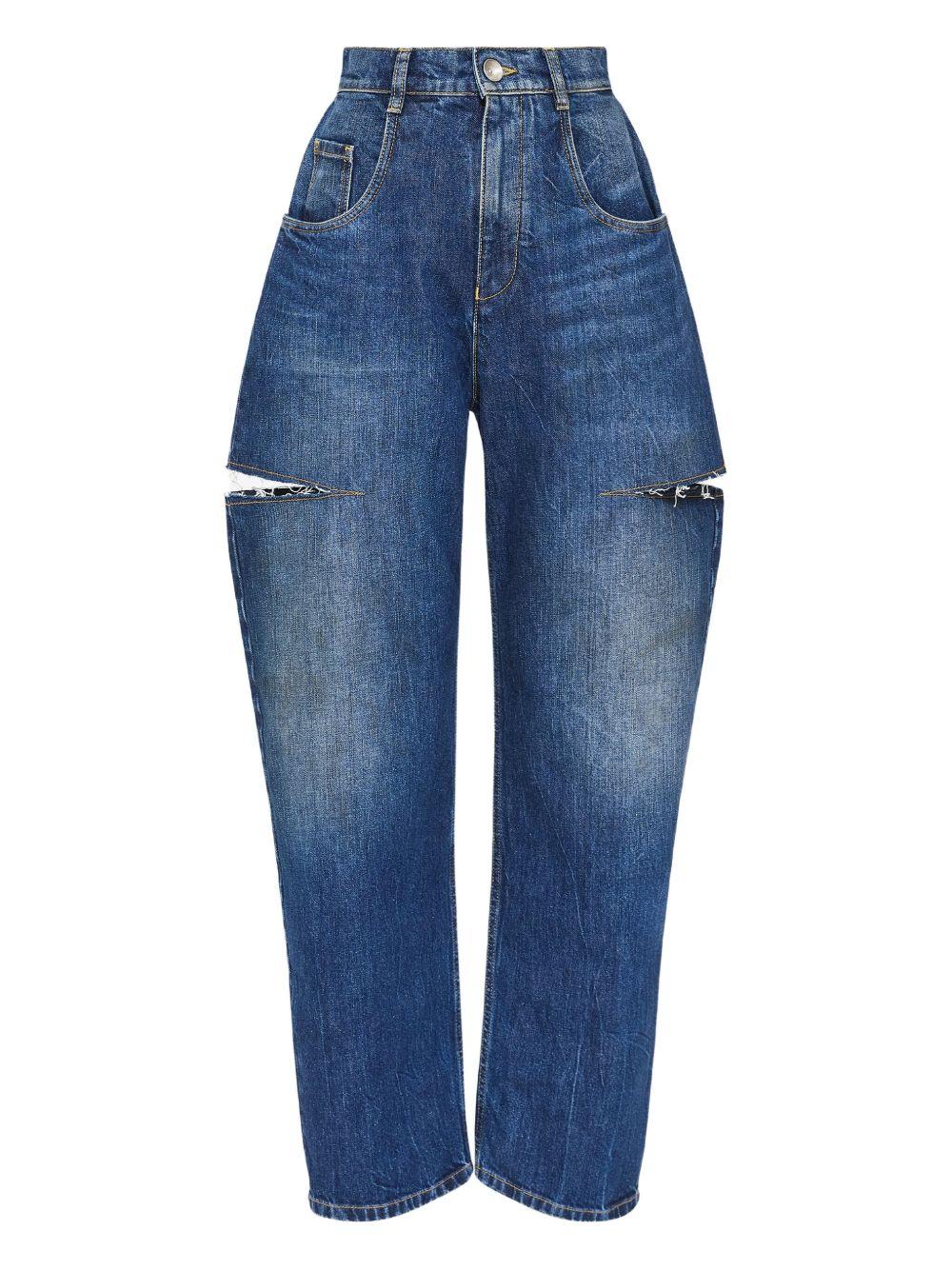 Jeans con dettaglio cut-out 