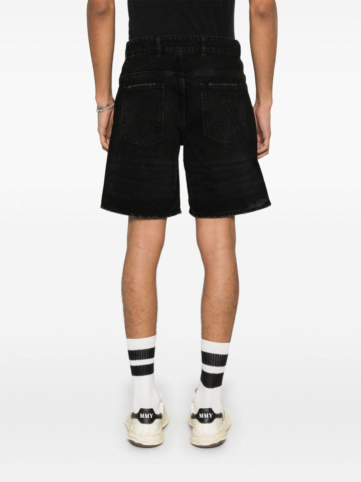 Shorts denim neri 