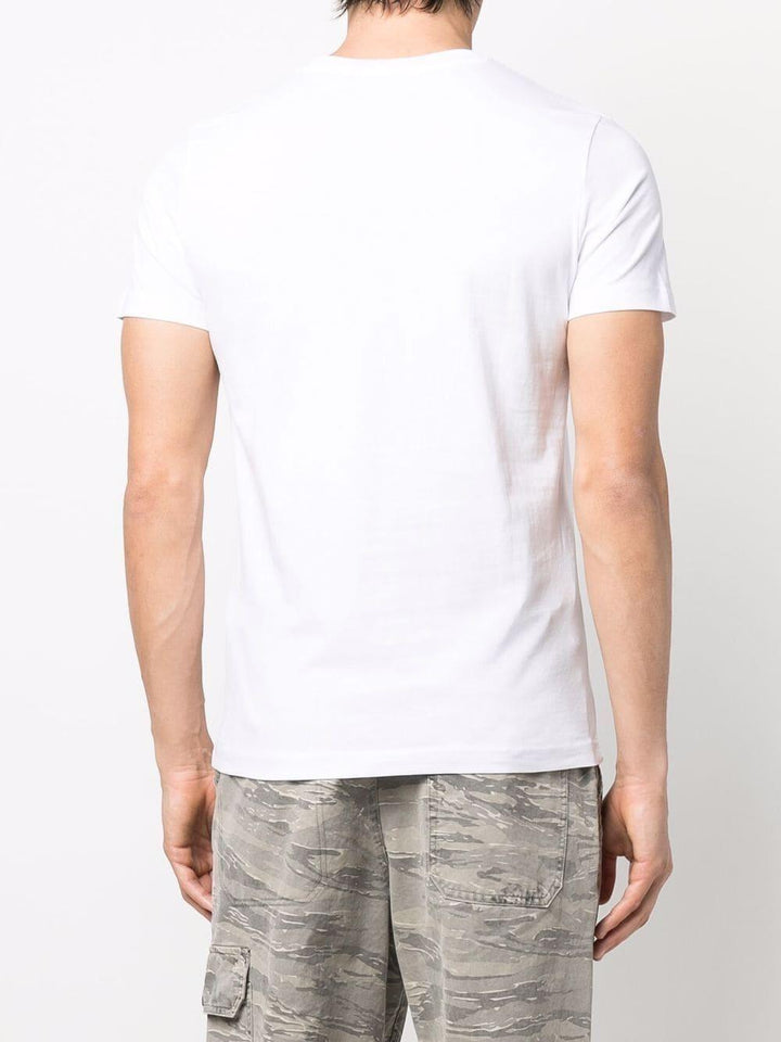 T-shirt Bianca Minimal Con Logo 
