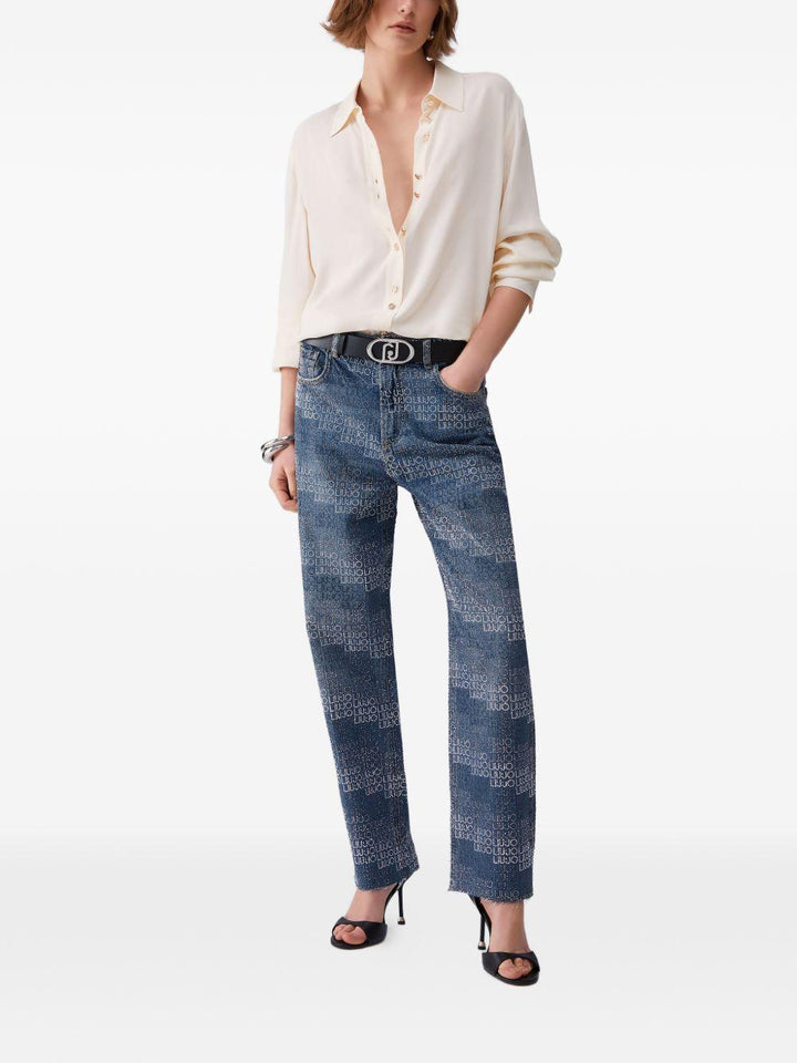 Camicia con logo 