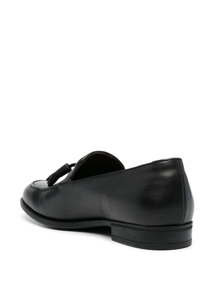Mocassino Nero In Pelle 