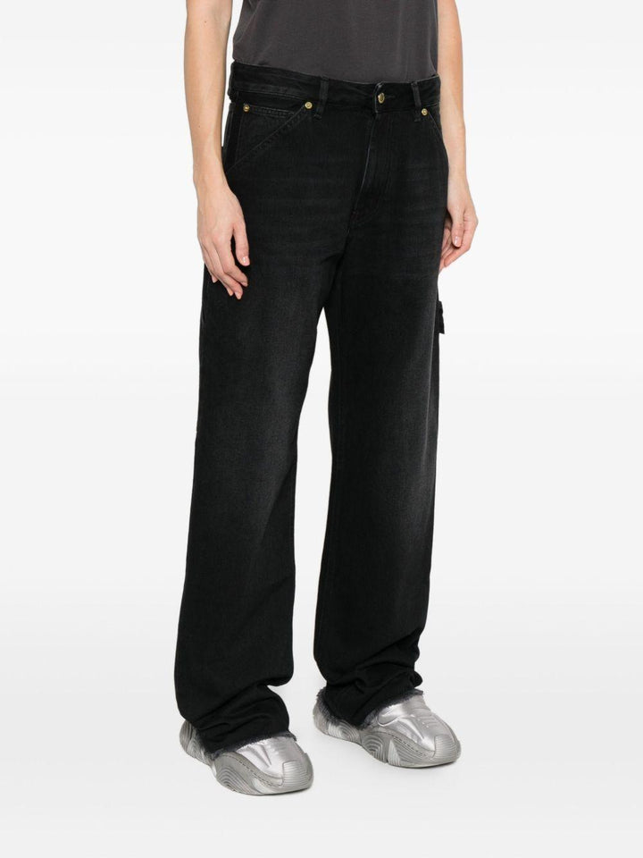 Jeans con tasche sfilacciate 