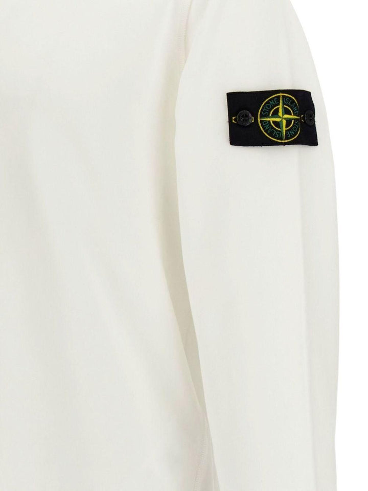 Felpa girocollo bianco 