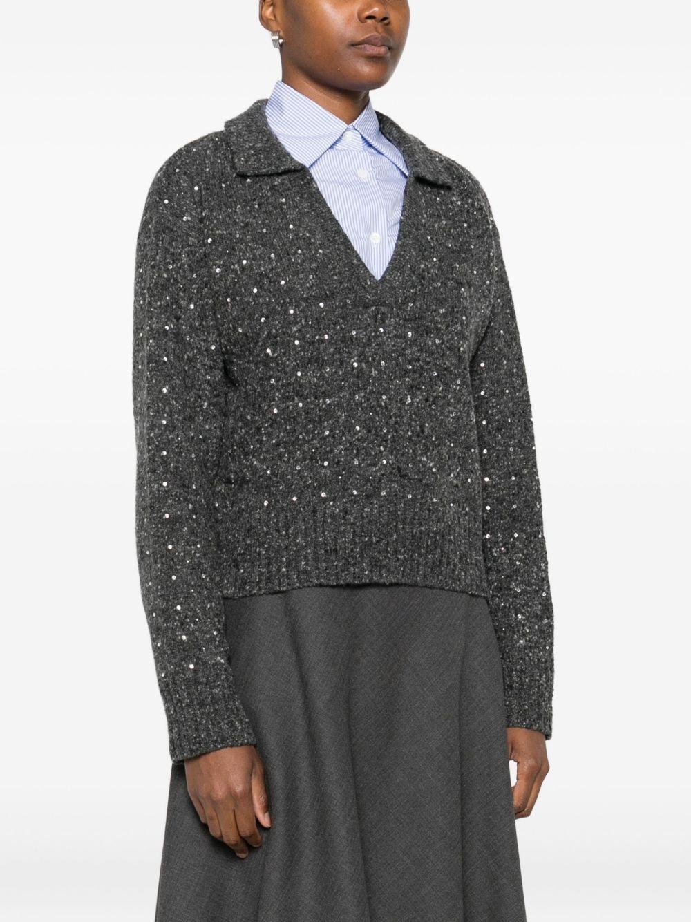 Maglione con strass 