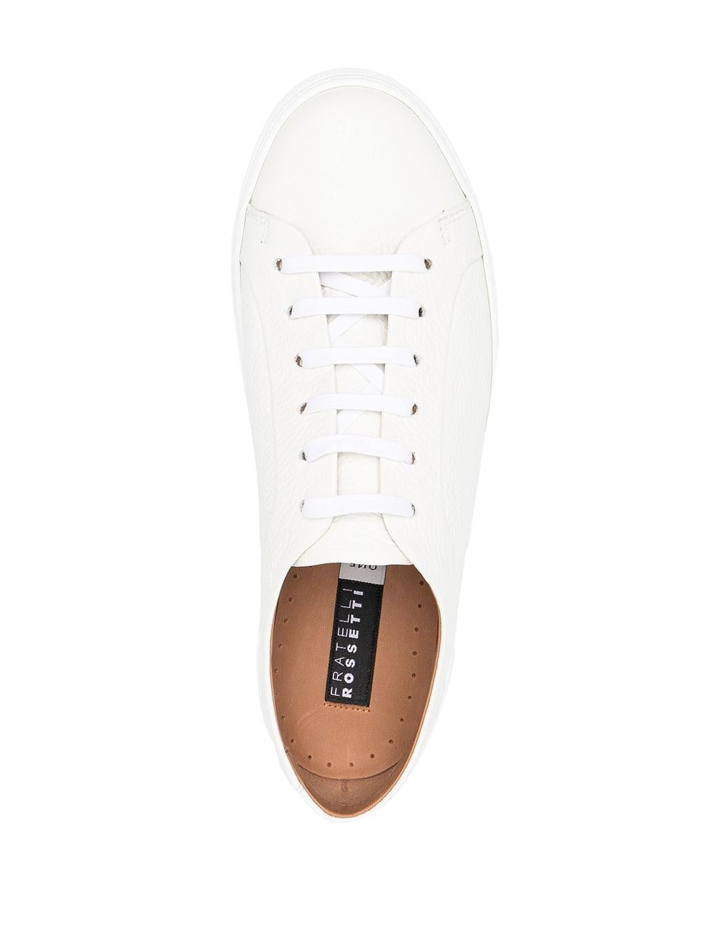sneaker in pelle bianca 
