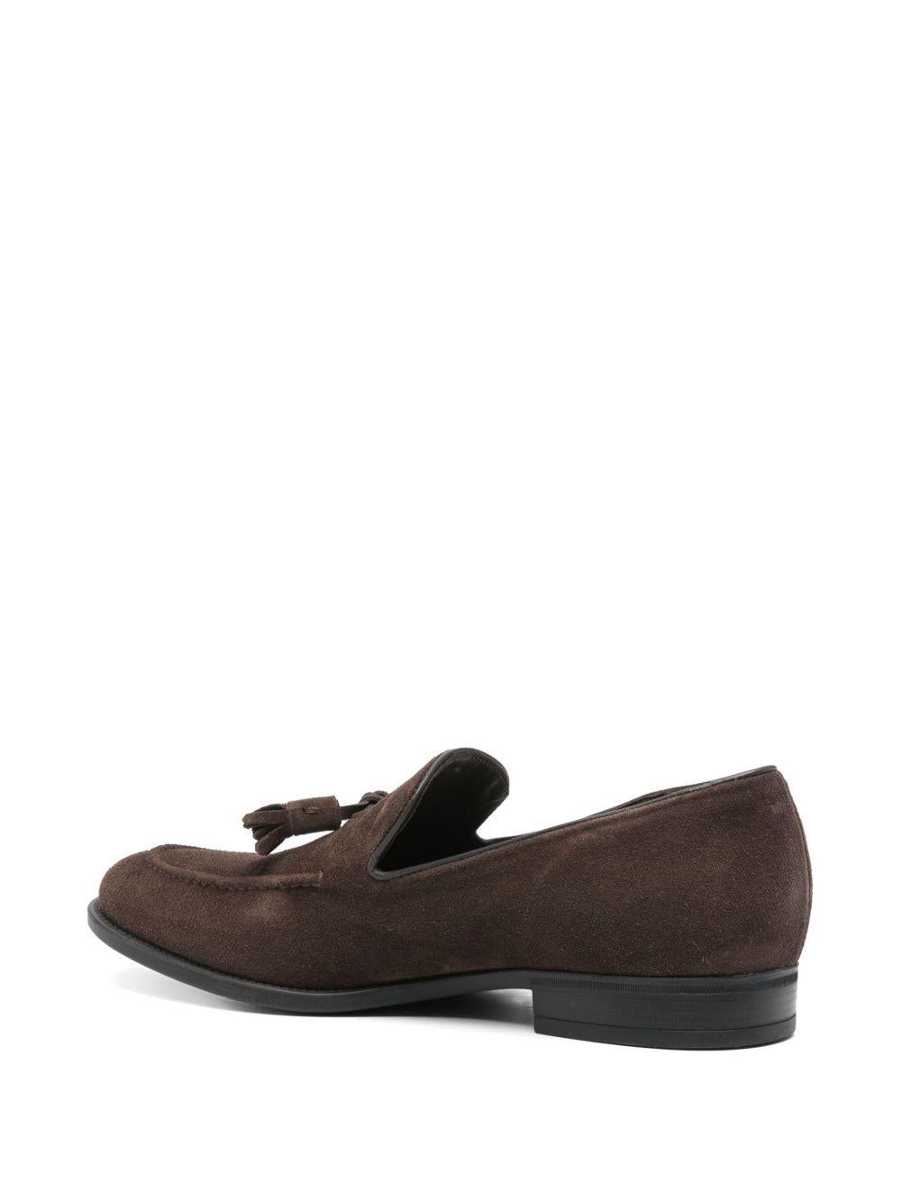 Mocassino marrone in pelle 