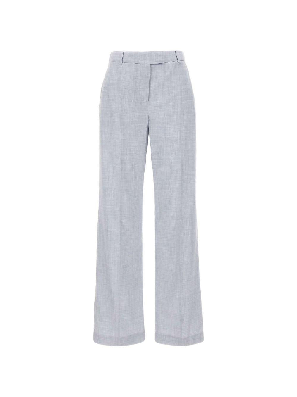Pantaloni plissettati con tasche 