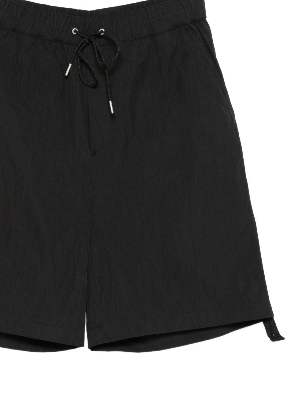 Shorts con coulisse neri 