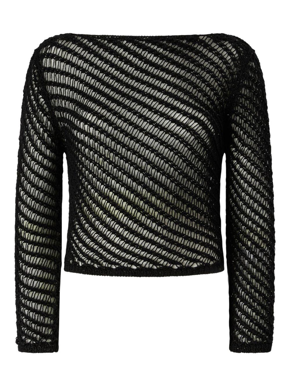 Maglia con trasparenze 