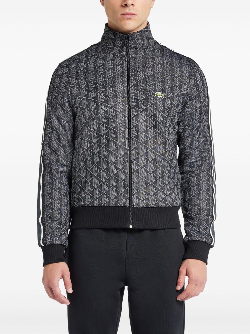 Felpa nera monogram