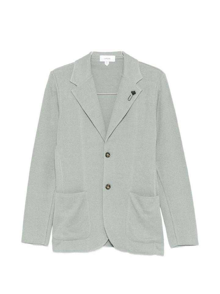 Blazer tasche applicate verde salvia 