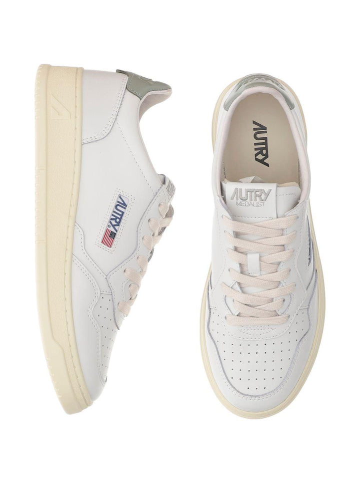 Sneakers Medalist traforate white/sea 