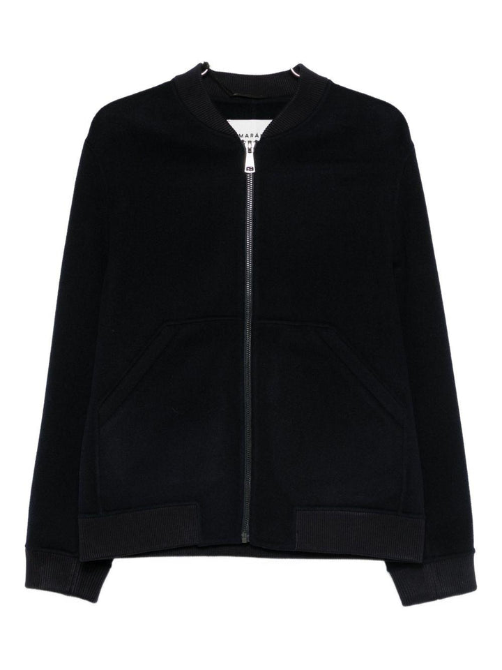 Bomber navy con zip