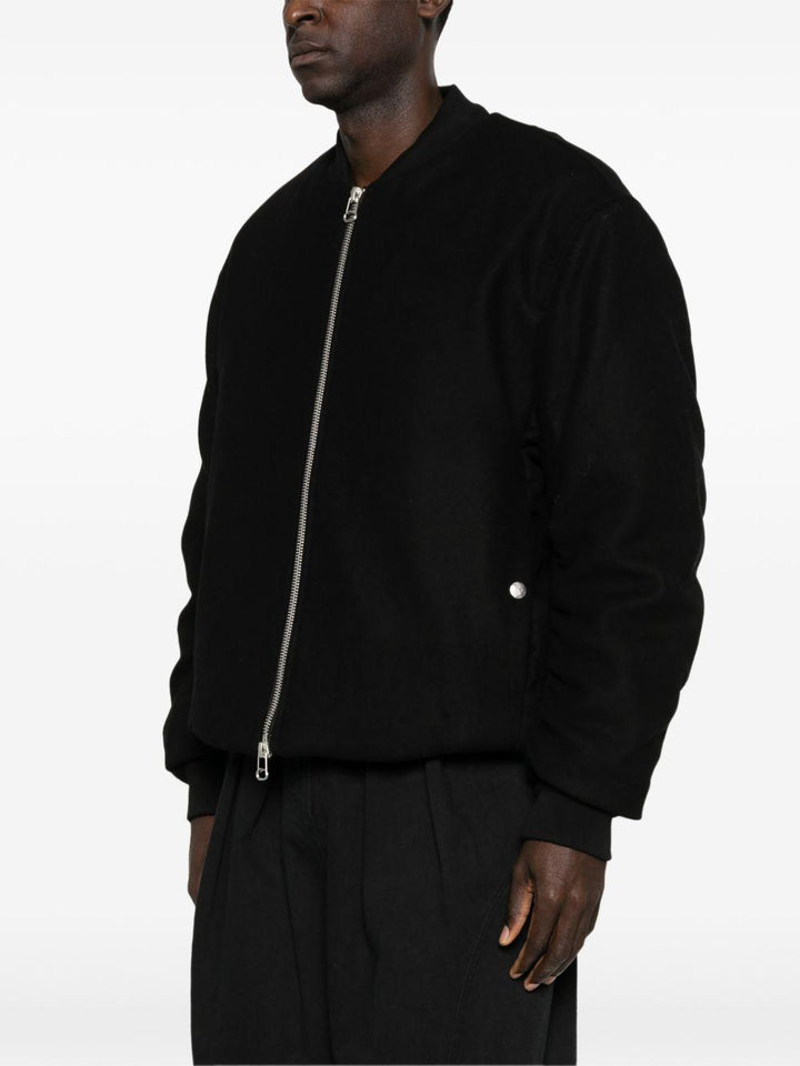 Bomber nero Peacemaker con ruches 