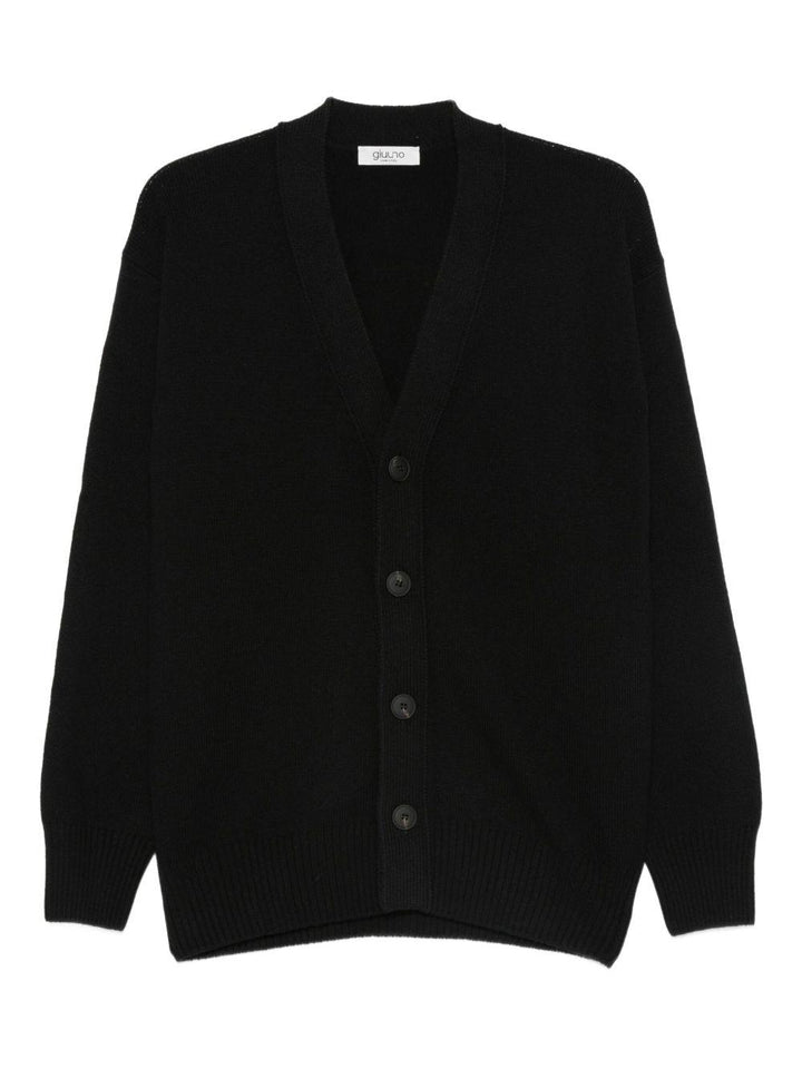 Cardigan pesante nero