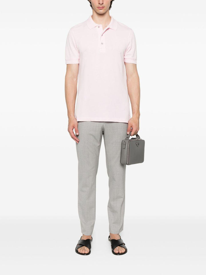 Pantaloni dritti grigio in lana 