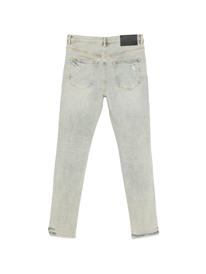 Jeans indigo effetto vissuto 