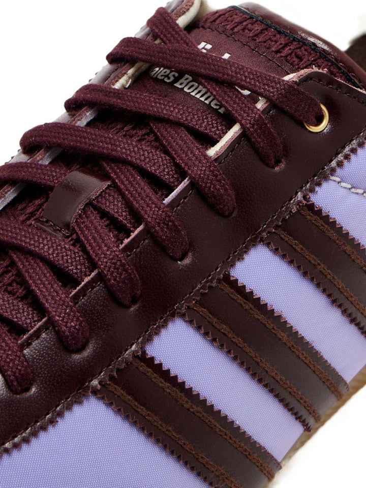 Sneakers in pelle e pelle scamosciata purple 