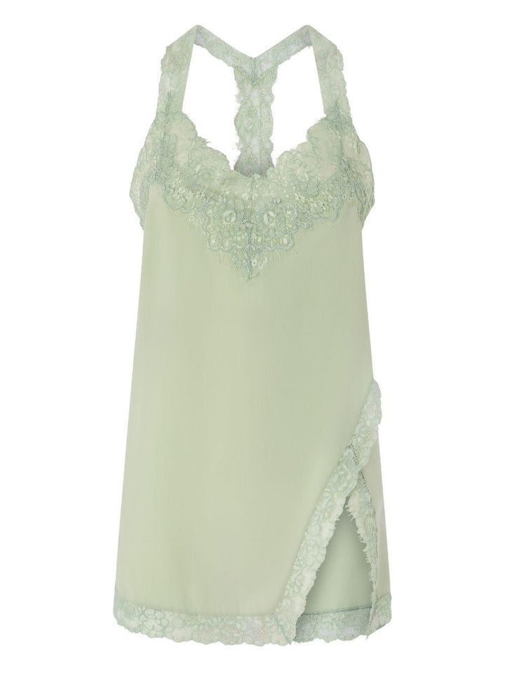 Top con pizzo 