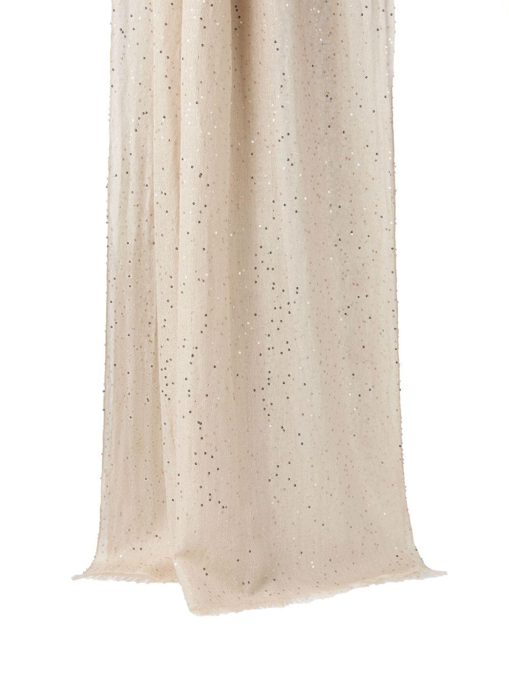 Sciarpa con paillettes 