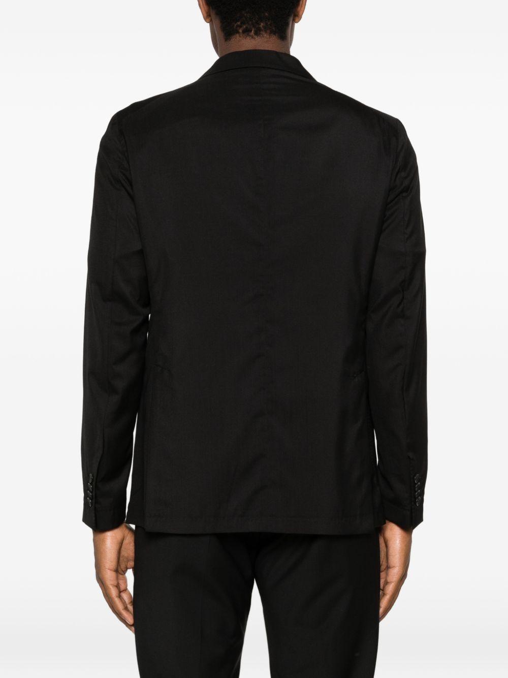 Blazer nero con taschino 