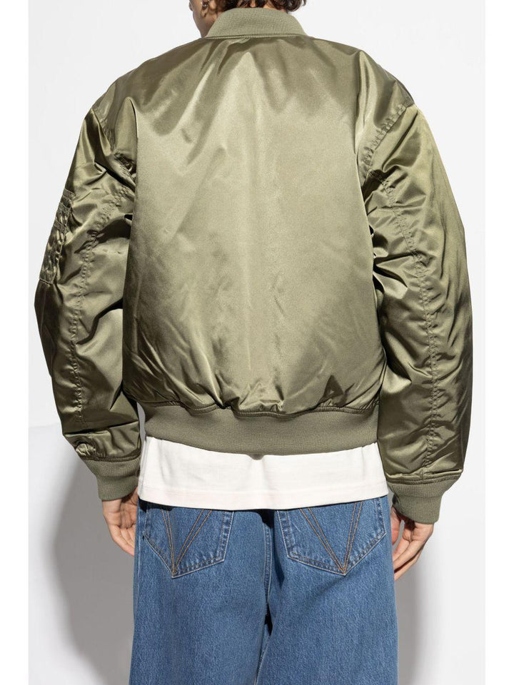 Bomber imbottito cachi impermeabile 