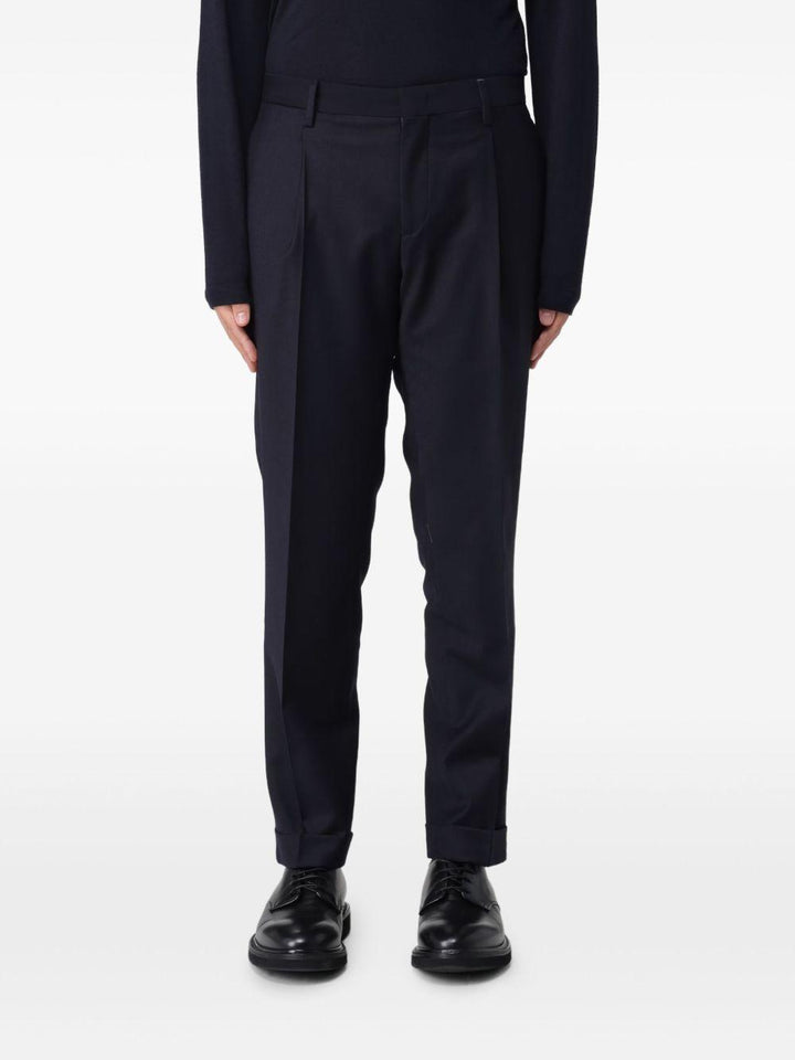 Pantaloni Tiberio navy plissé 