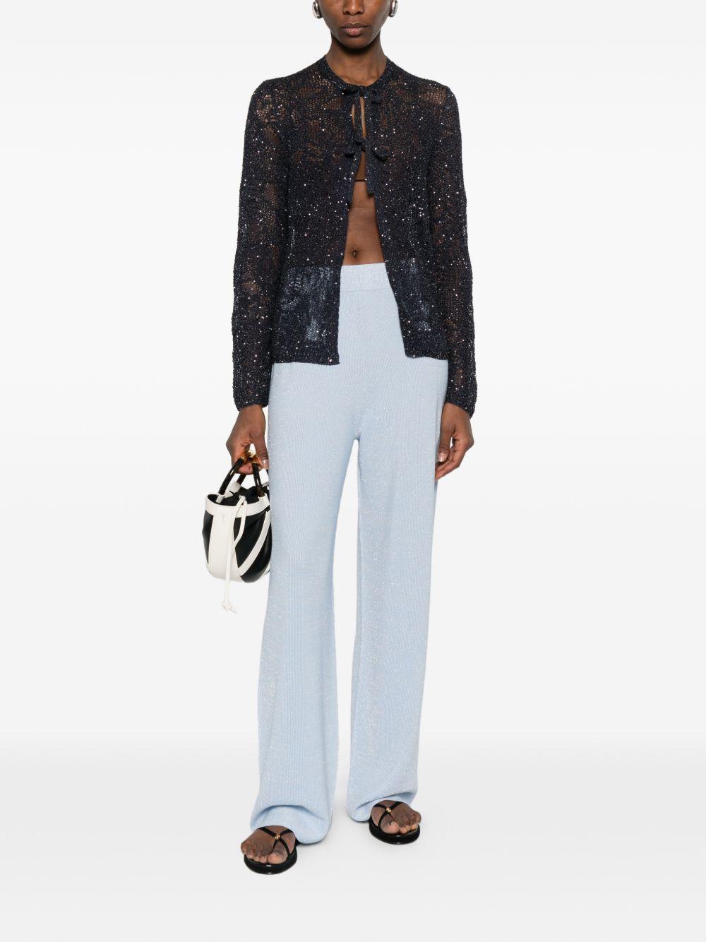 Cardigan con paillettes 