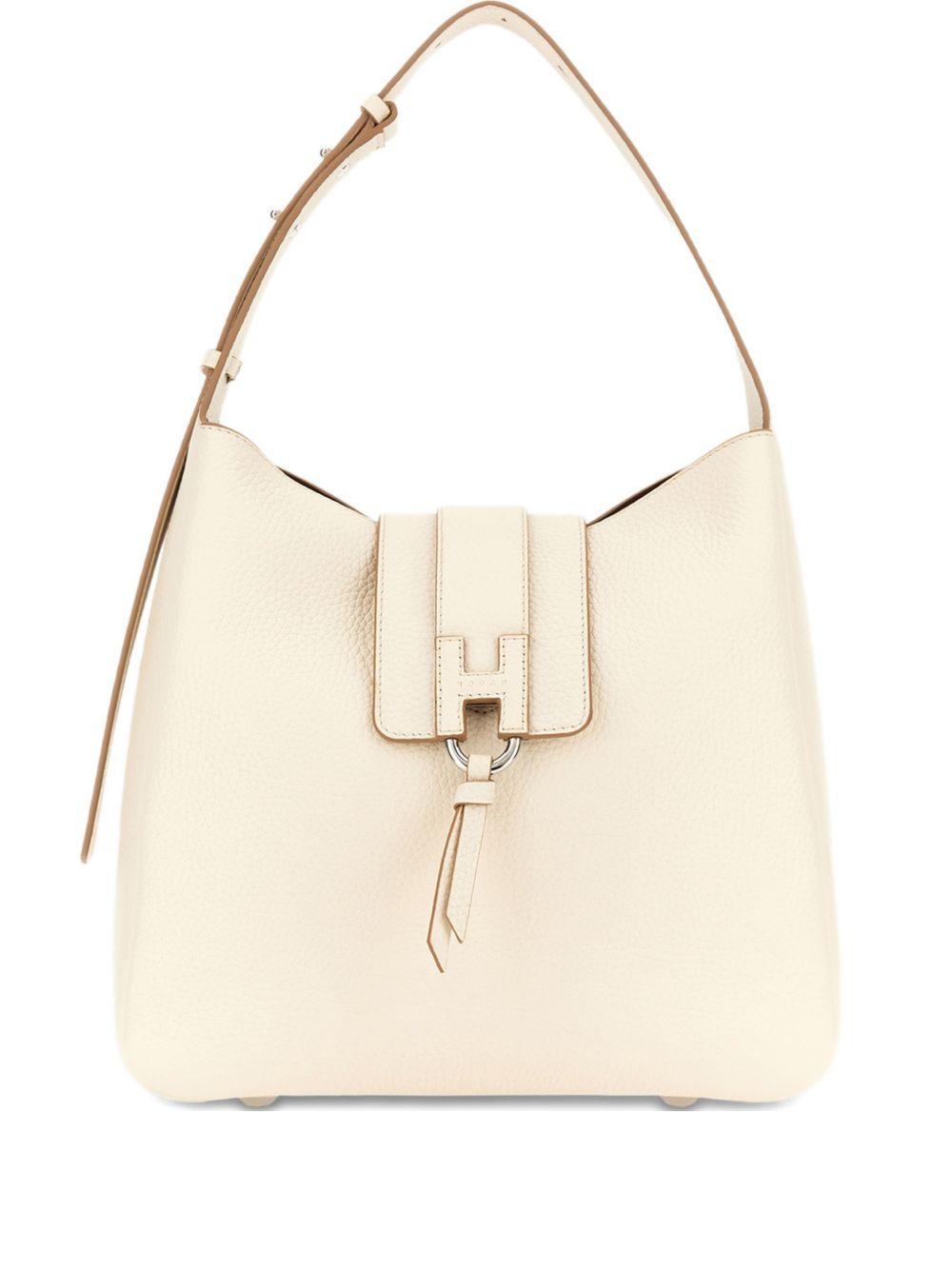 Borsa a spalla con fibbia H 