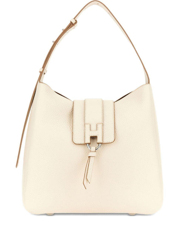 Borsa a spalla con fibbia H 
