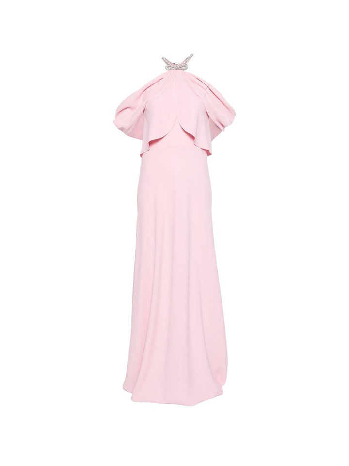 Abito lungo con scollo all&