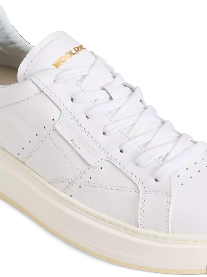 Sneakers Arrow bianche/testa di moro 