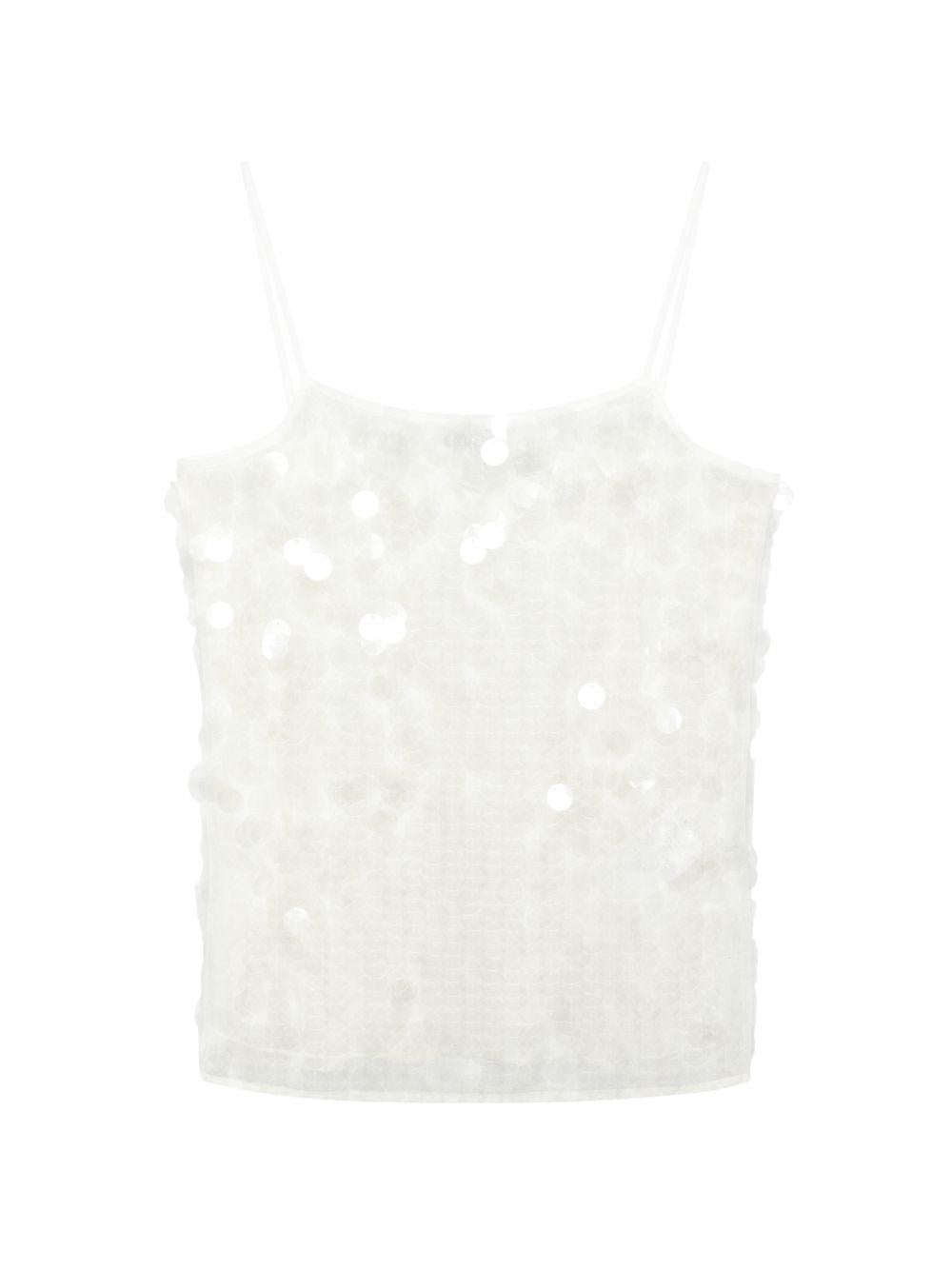 Top Mela con paillettes 