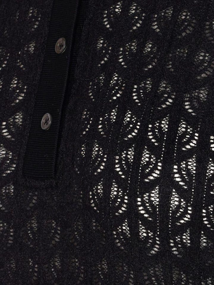 Body in maglia traforata 