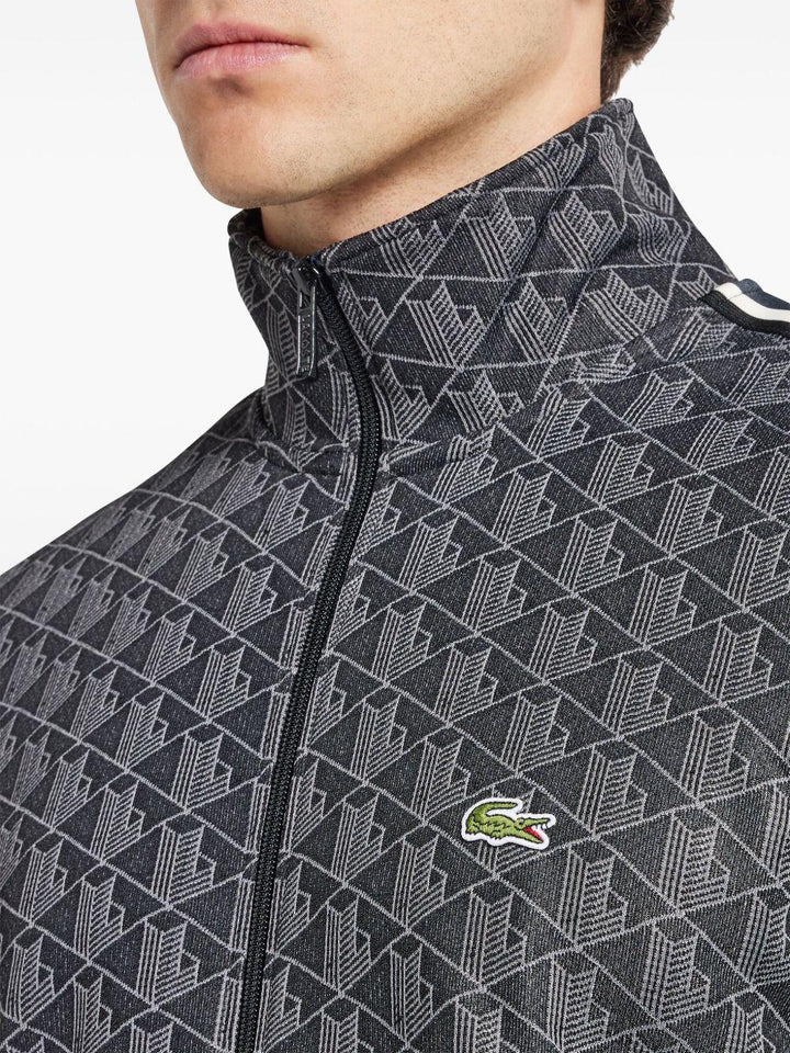 Felpa nera monogram