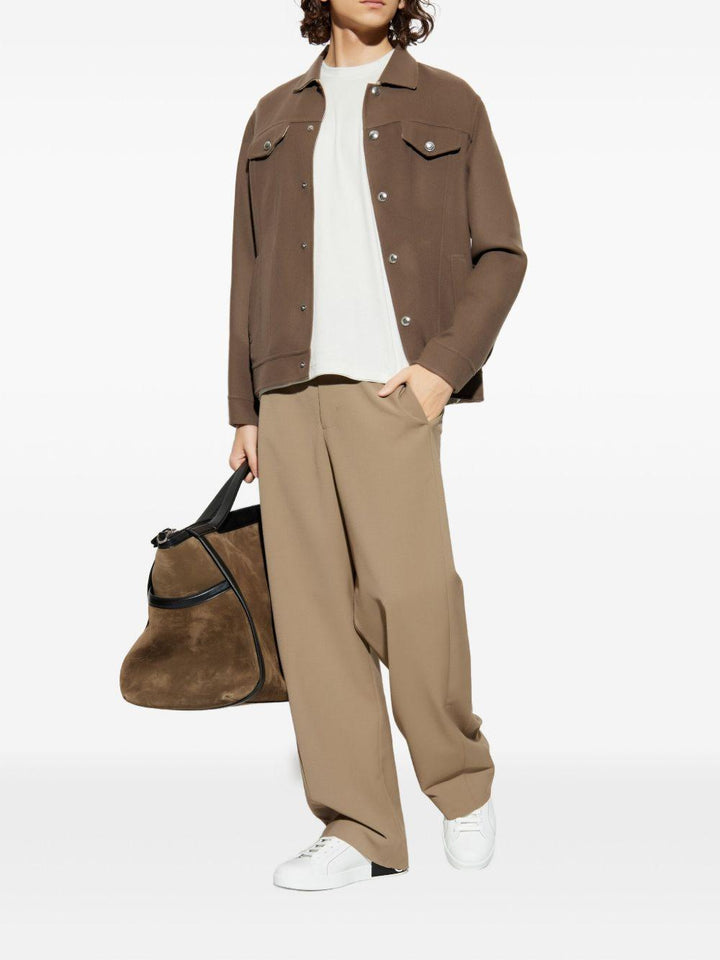 T-shirt girocollo a maniche corte bianco 