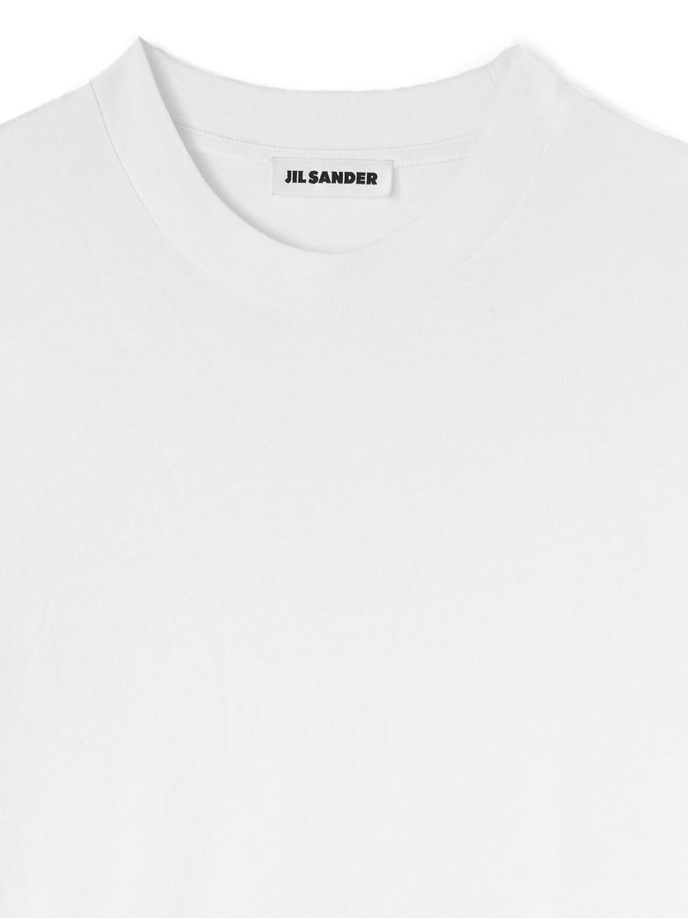 T-shirt girocollo bianca 