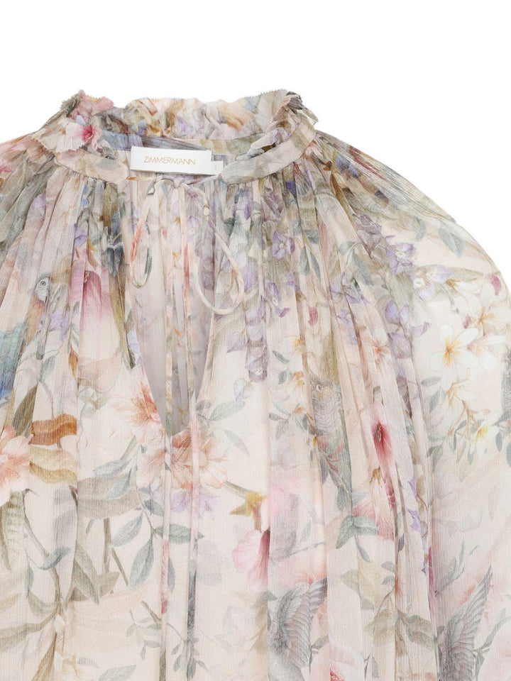 Blusa Rebellion con stampa 