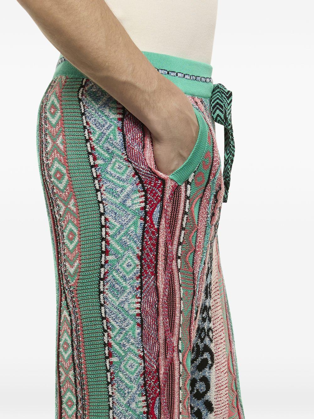 Shorts con coulisse verde 