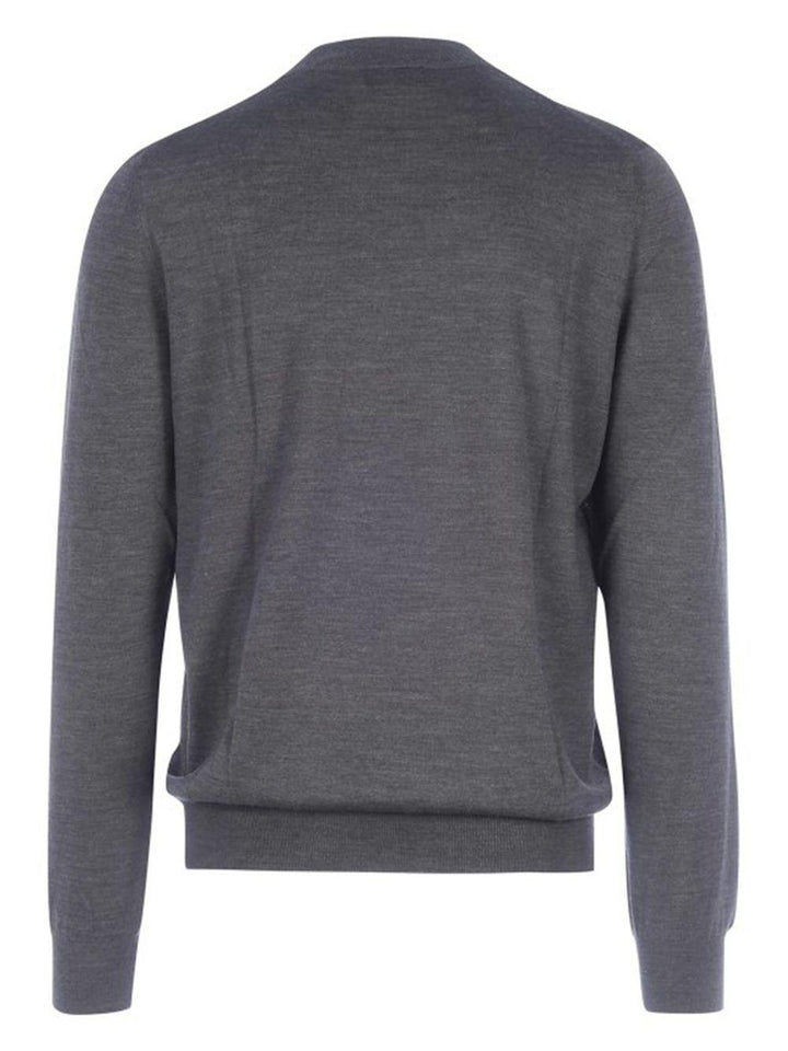 Maglione girocollo in lana vergine 