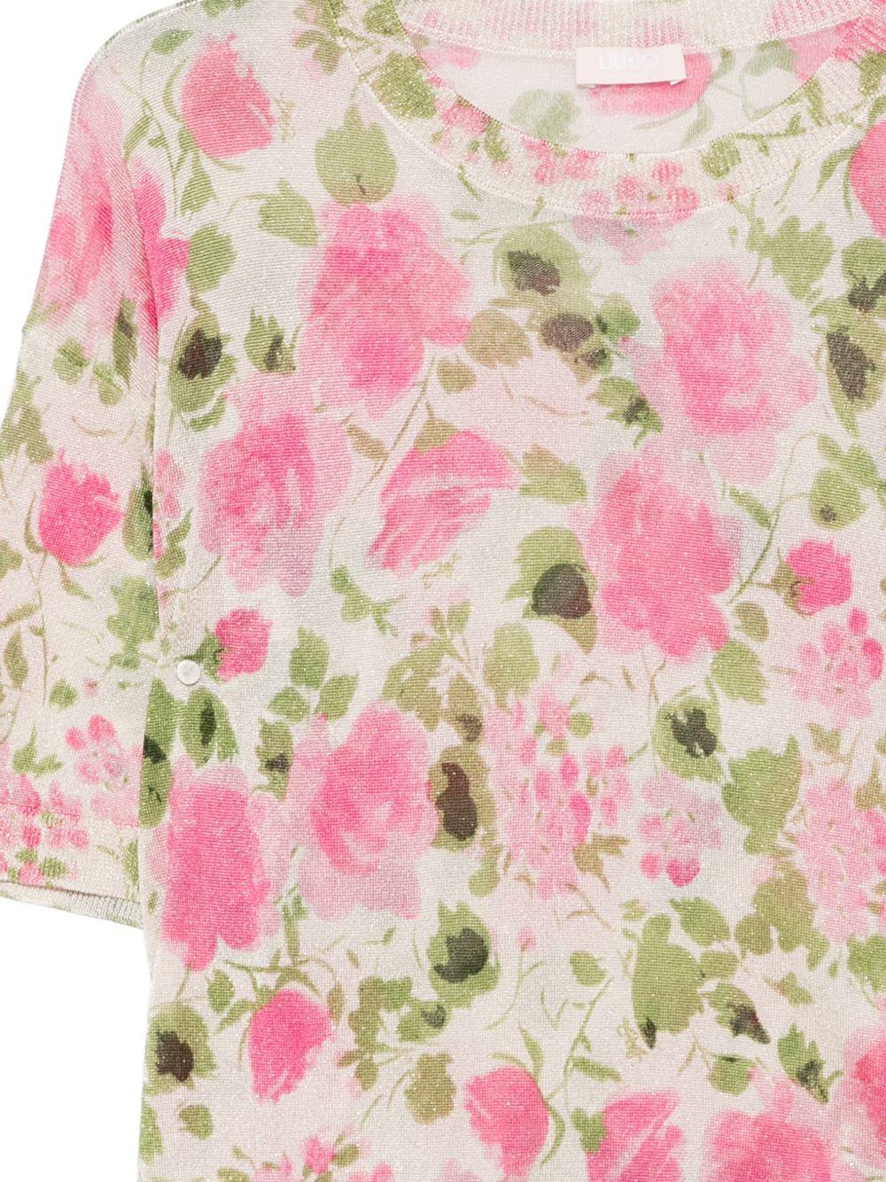 Top a fiori 