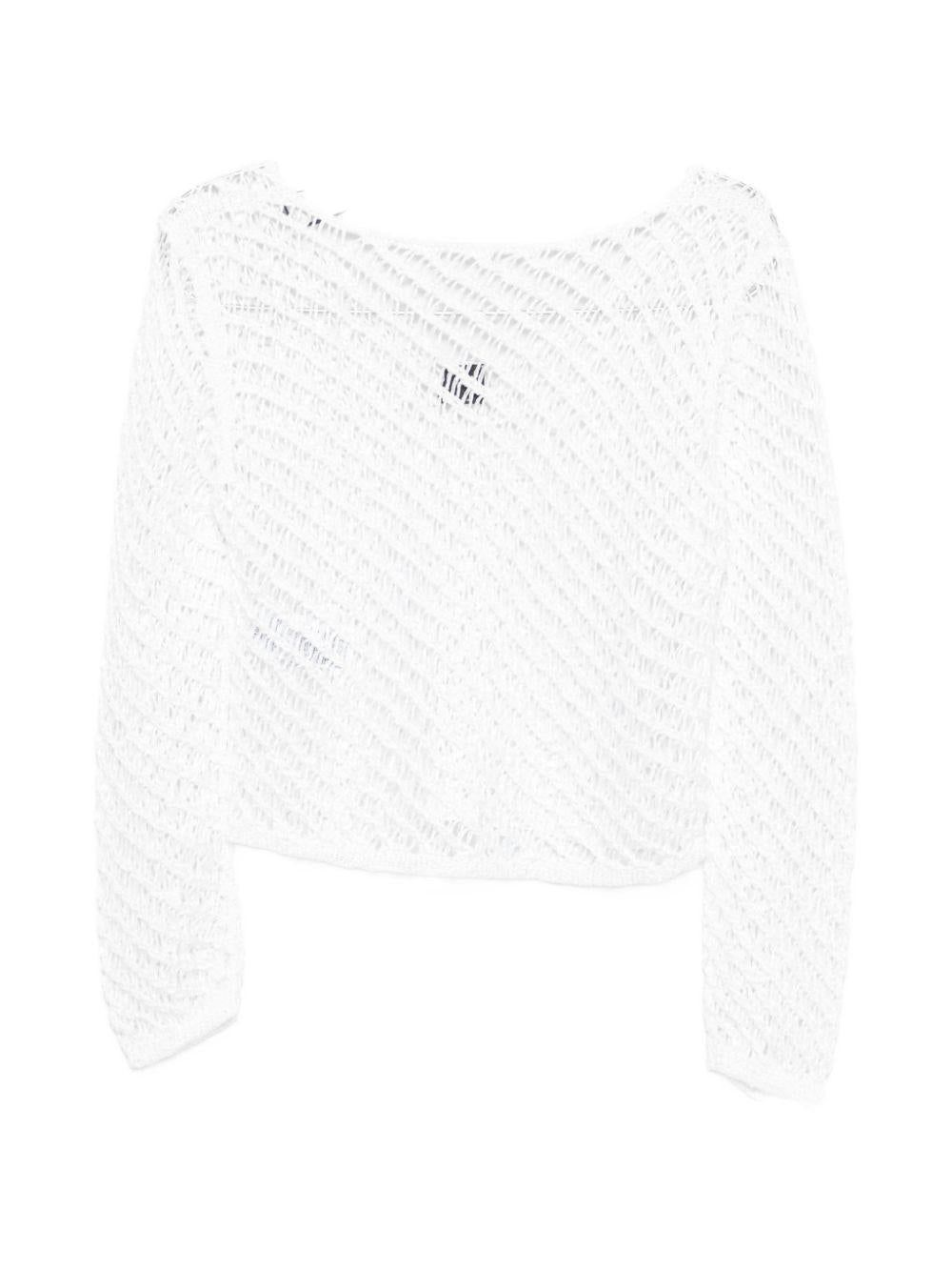 Maglia con trasparenze 